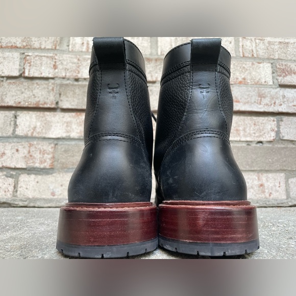 'Trask 'Lowell' Cap Toe Boot | Men’s 9.5 | Black - Picture 4 of 7